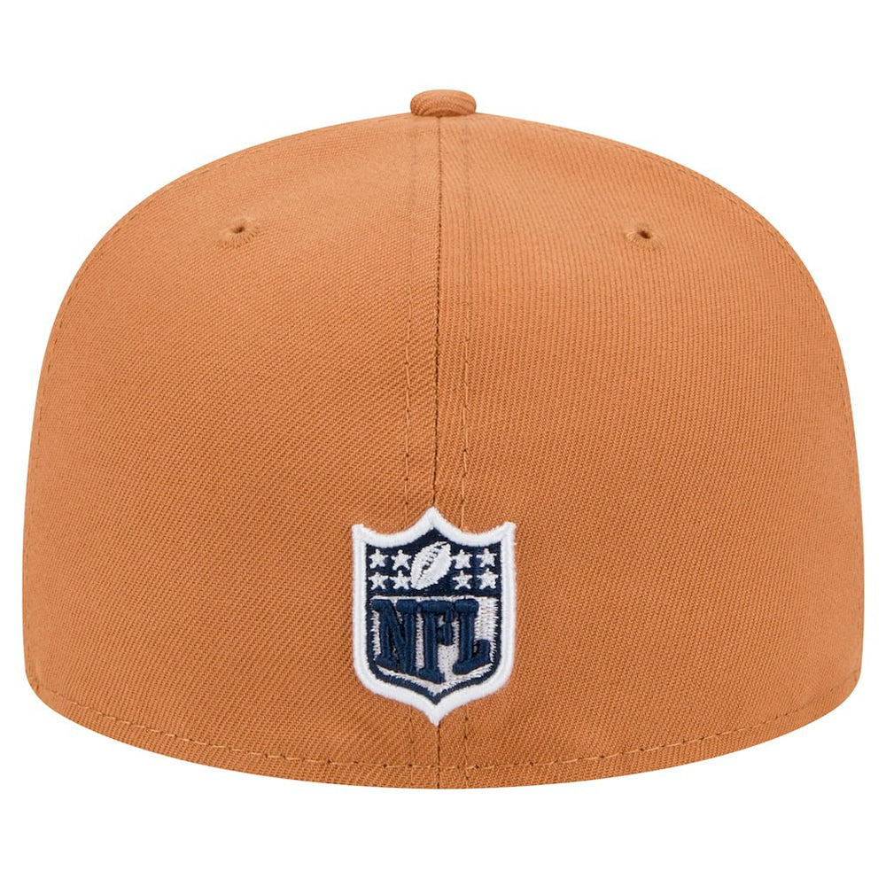 Dallas Cowboys New Era Color Pack Side Patch 59FIFTY Fitted Hat - Brown Hats