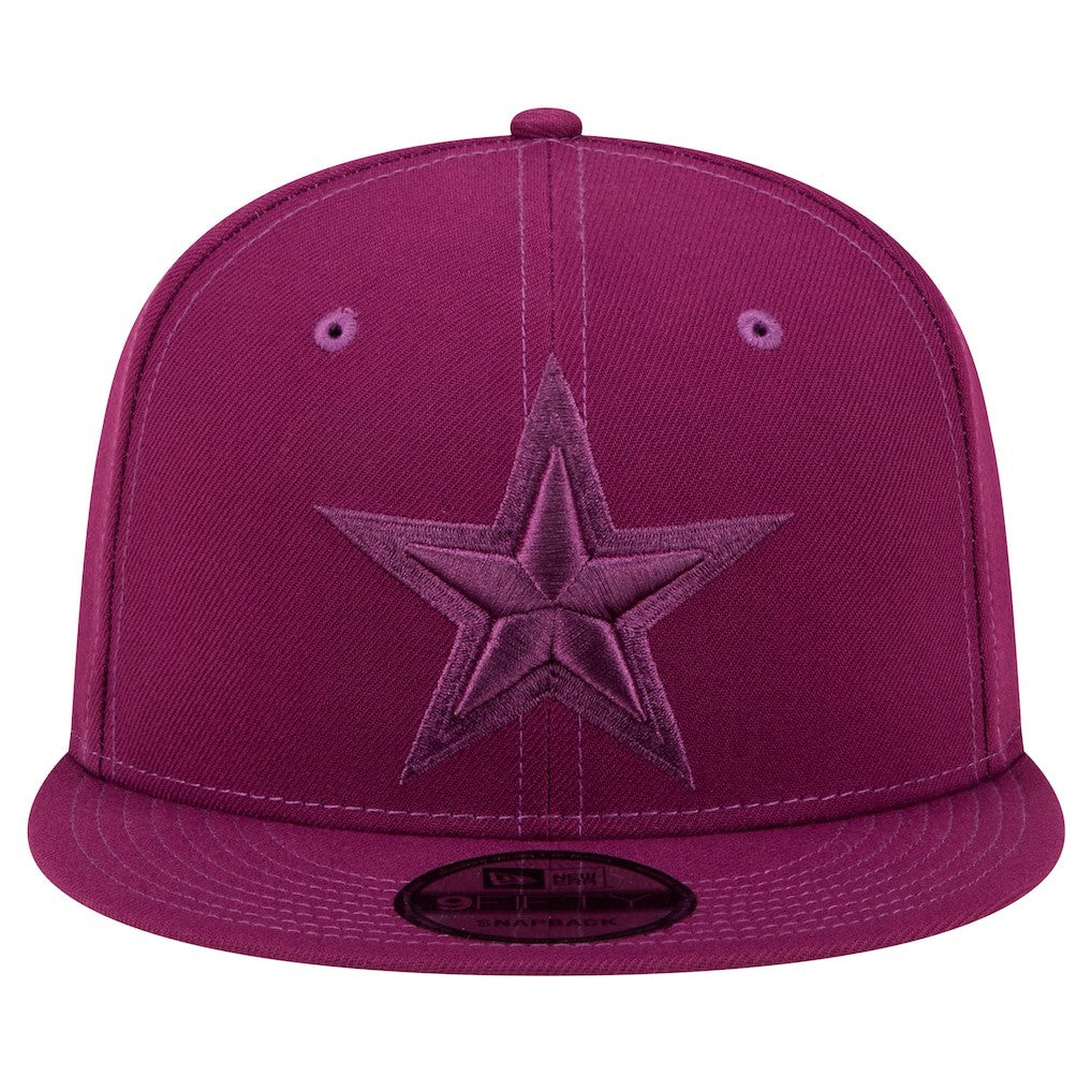 Dallas Cowboys New Era Tonal Color Pack 9FIFTY Snapback Hat - Purple Hats
