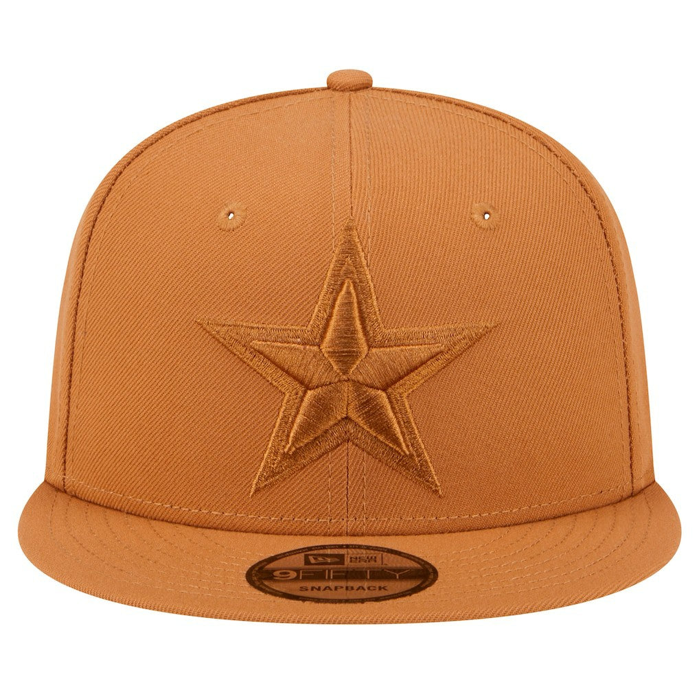 Dallas Cowboys New Era Tonal Color Pack 9FIFTY Snapback Hat - Brown Hats
