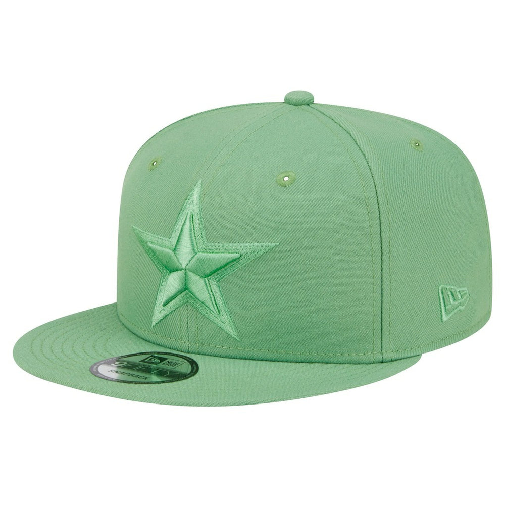 Dallas Cowboys New Era Tonal Color Pack 9FIFTY Snapback Hat - Green Hats
