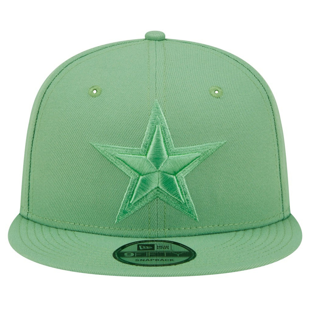 Dallas Cowboys New Era Tonal Color Pack 9FIFTY Snapback Hat - Green Hats