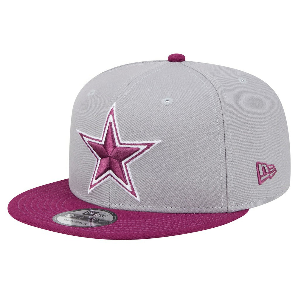 Dallas Cowboys New Era Two-Tone Color Pack 9FIFTY Snapback Hat - Gray Hats