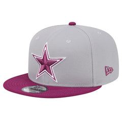 Dallas Cowboys New Era Two-Tone Color Pack 9FIFTY Snapback Hat - Gray Hats