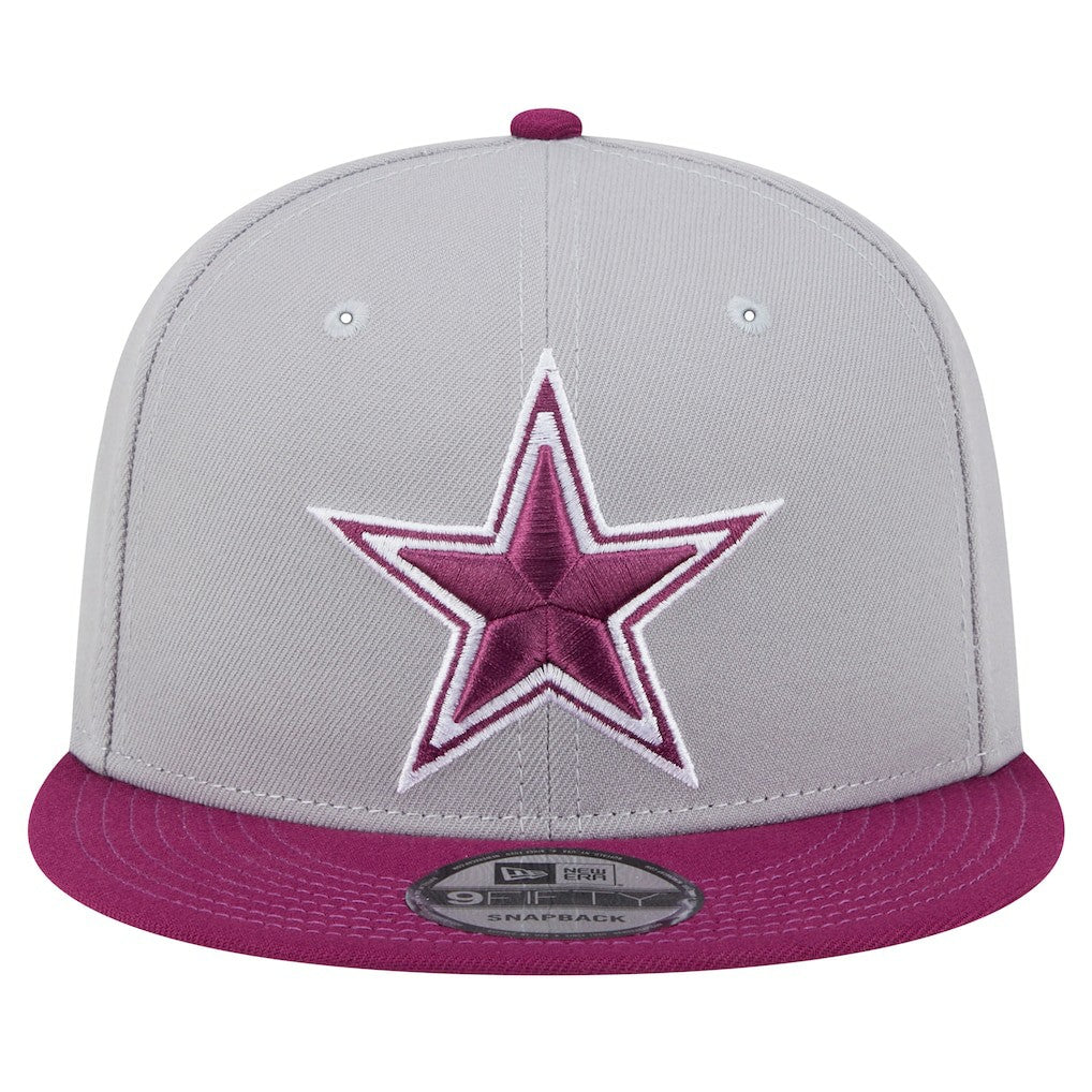 Dallas Cowboys New Era Two-Tone Color Pack 9FIFTY Snapback Hat - Gray Hats