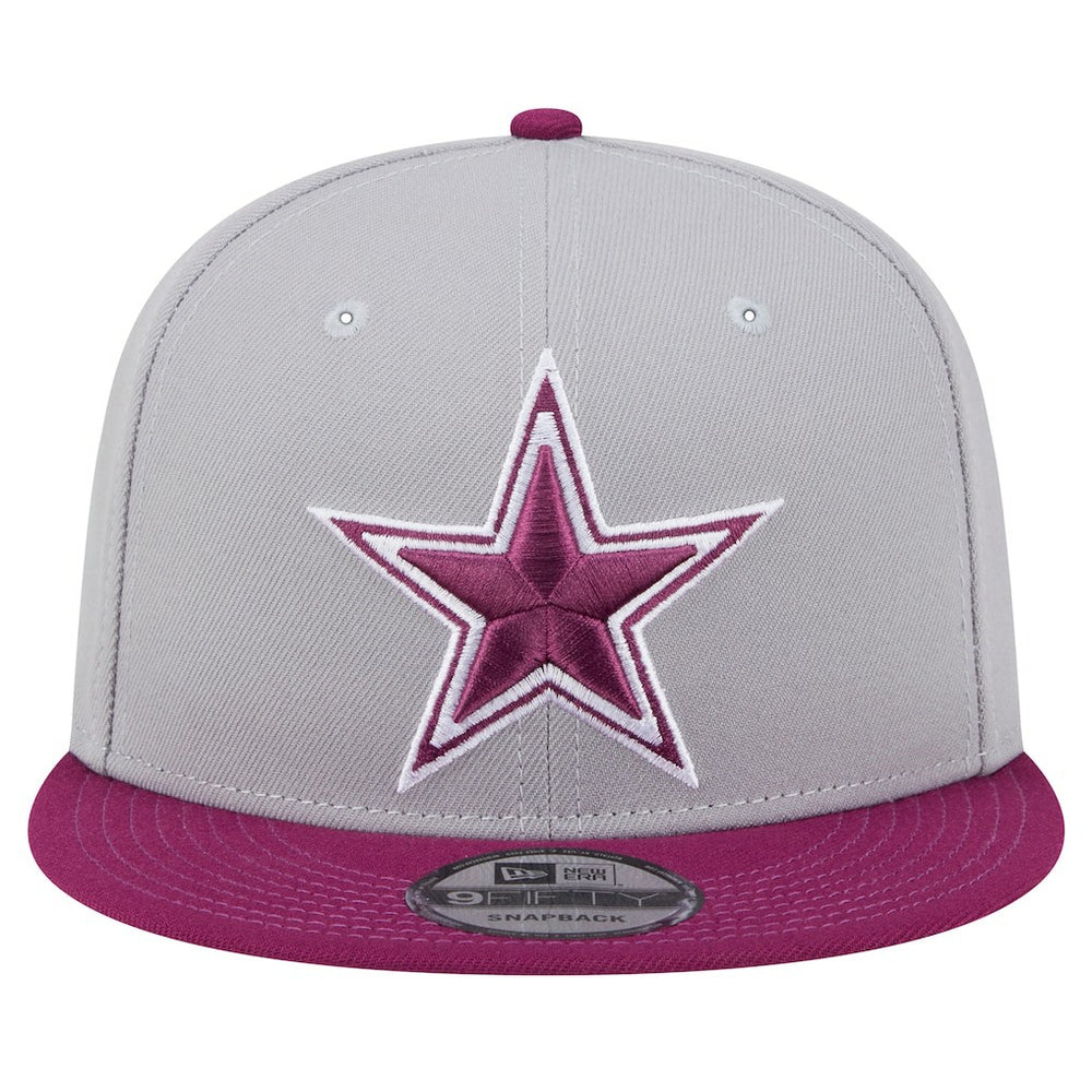 Dallas Cowboys New Era Two-Tone Color Pack 9FIFTY Snapback Hat - Gray Hats