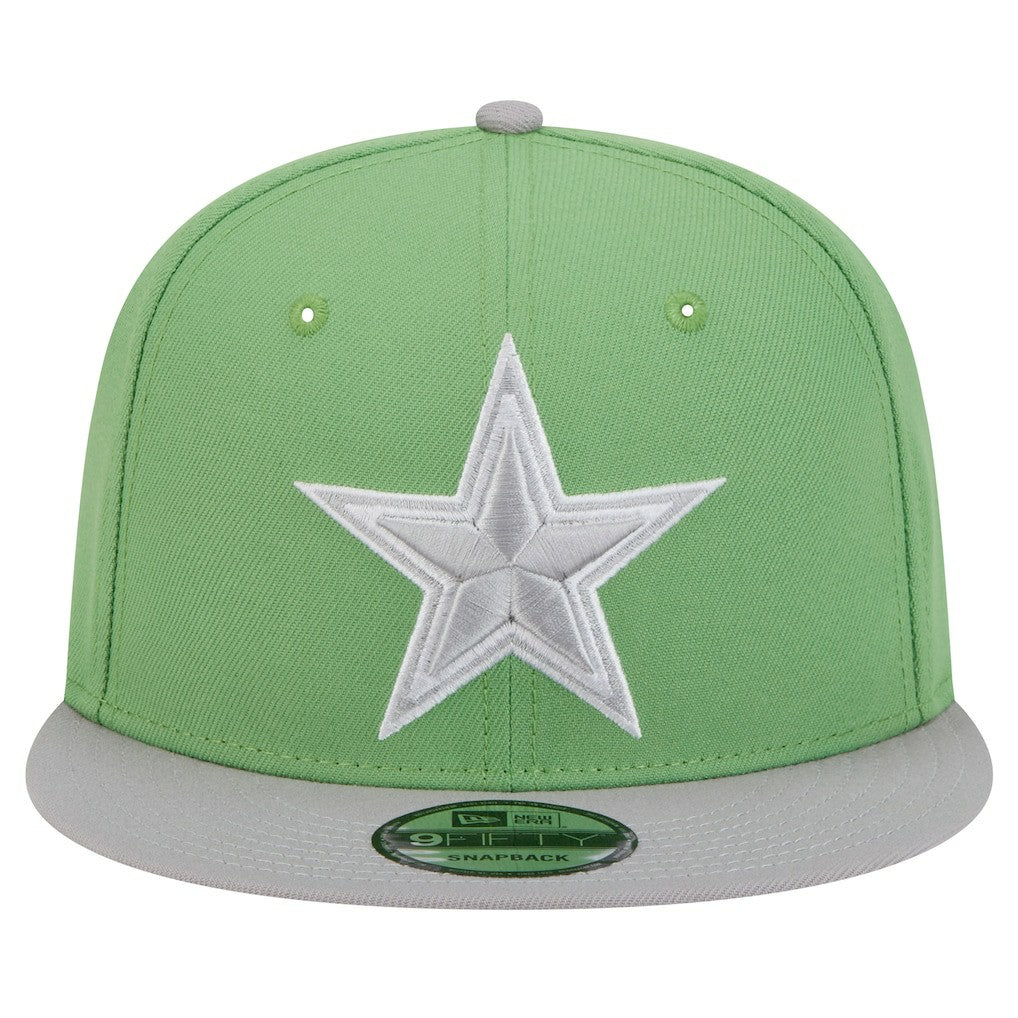 Dallas Cowboys New Era Two-Tone Color Pack 9FIFTY Snapback Hat - Green Hats