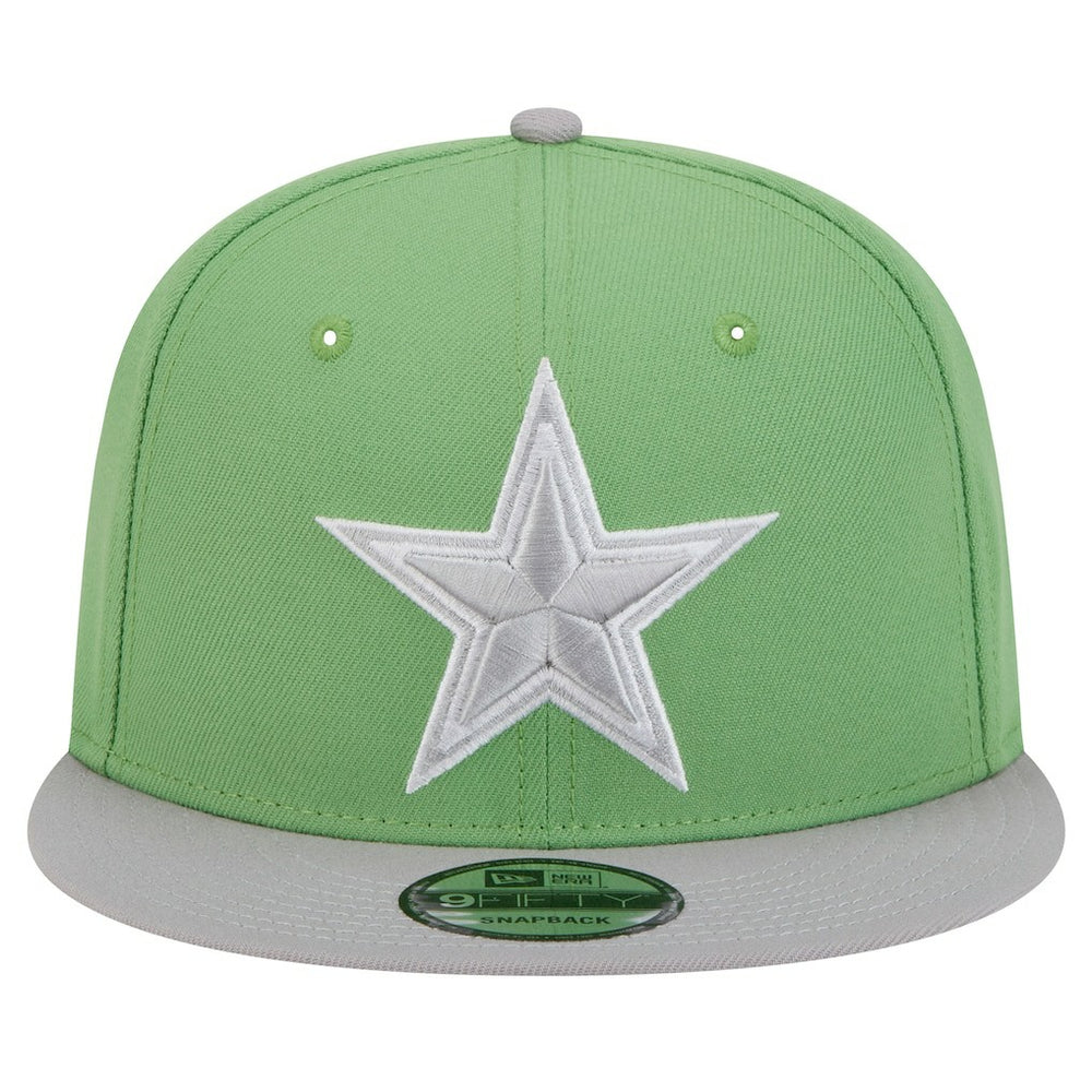 Dallas Cowboys New Era Two-Tone Color Pack 9FIFTY Snapback Hat - Green Hats