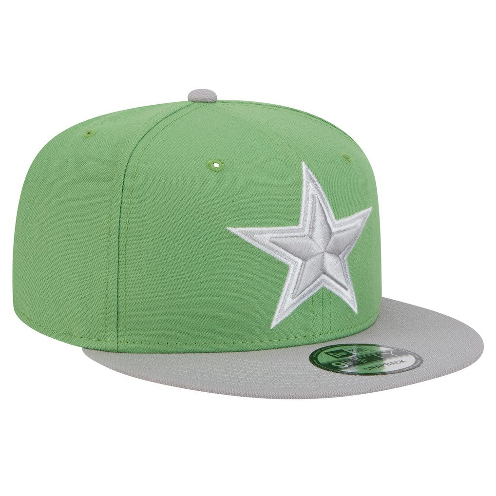 Dallas Cowboys New Era Two-Tone Color Pack 9FIFTY Snapback Hat - Green Hats