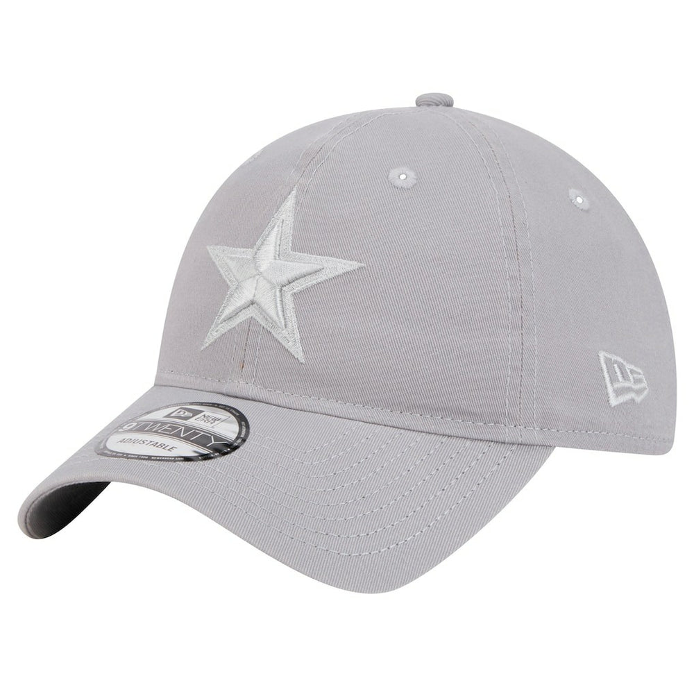 Dallas Cowboys New Era Tonal Color Pack 9TWENTY Adjustable Hat - Gray Hats