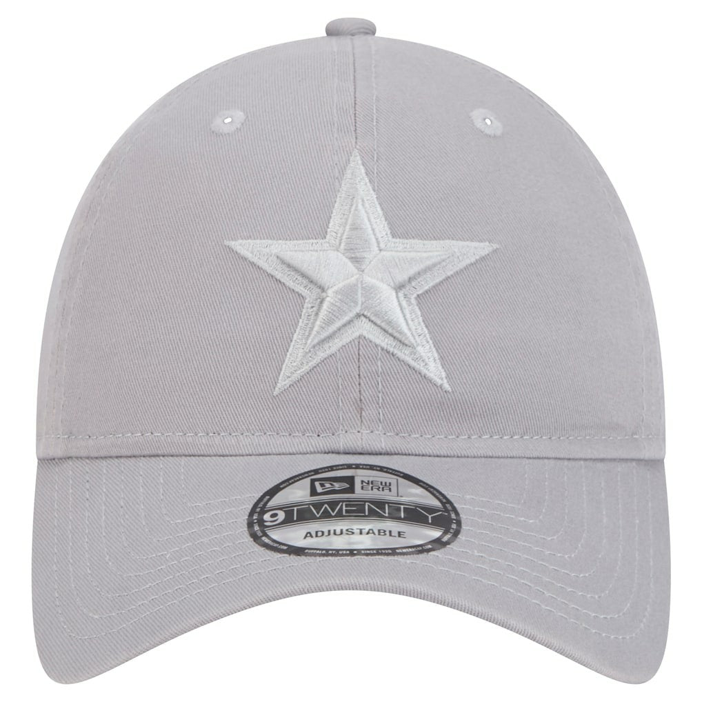 Dallas Cowboys New Era Tonal Color Pack 9TWENTY Adjustable Hat - Gray Hats