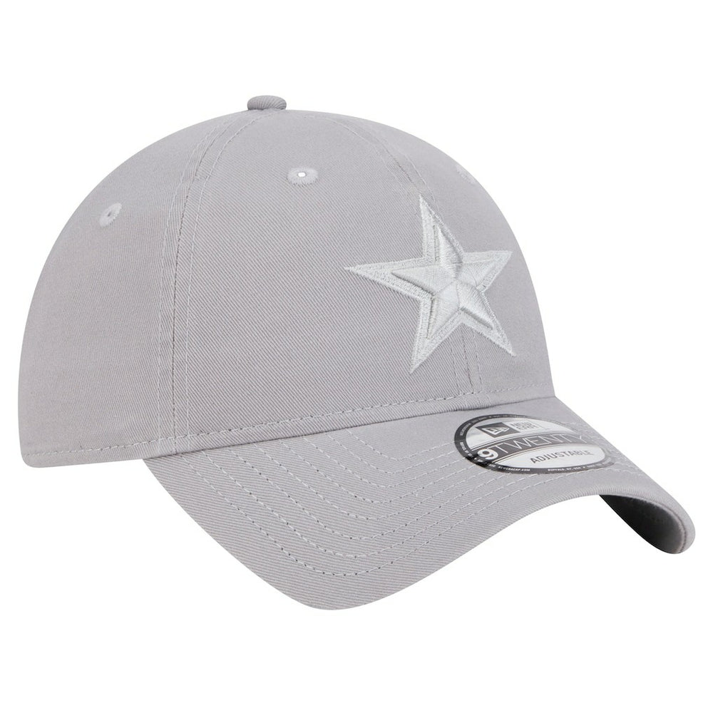 Dallas Cowboys New Era Tonal Color Pack 9TWENTY Adjustable Hat - Gray Hats
