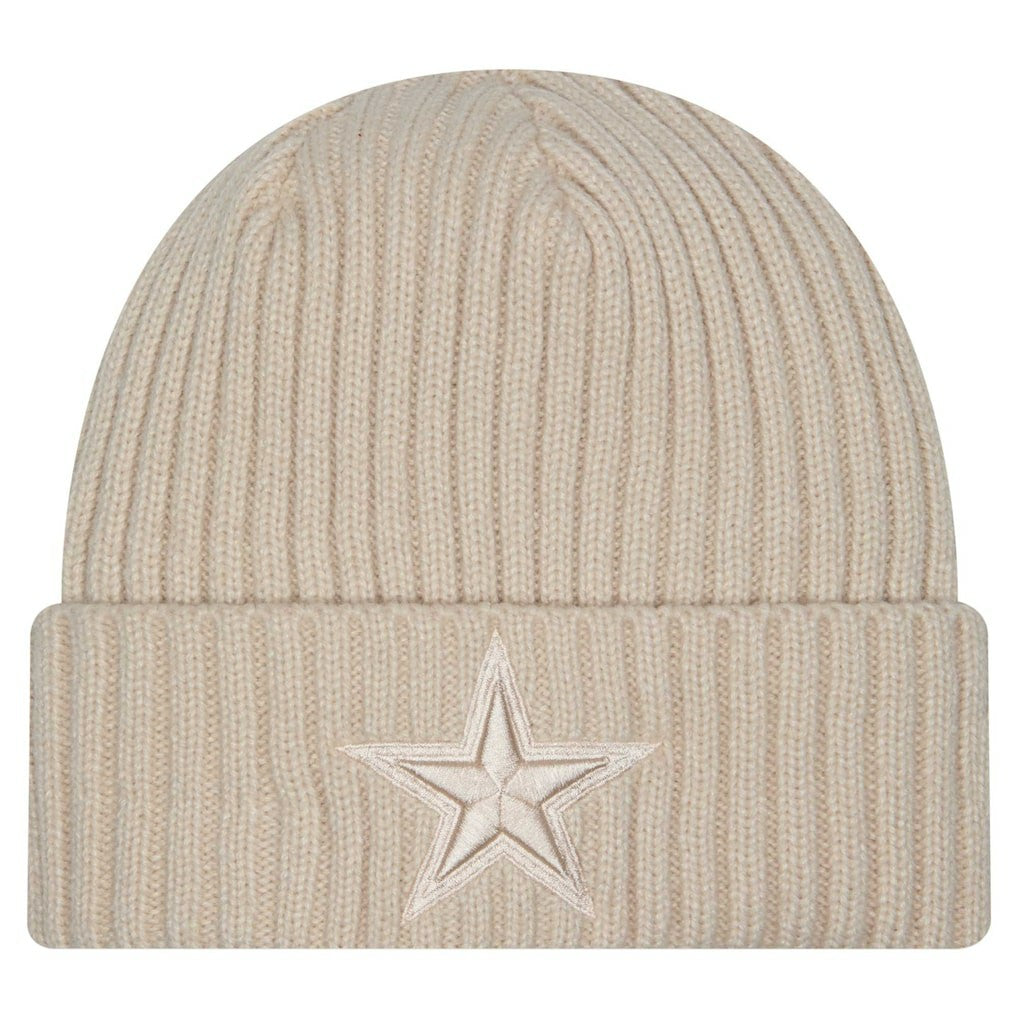 Dallas Cowboys New Era Color Pack Cuffed Knit Hat - Stone Hats