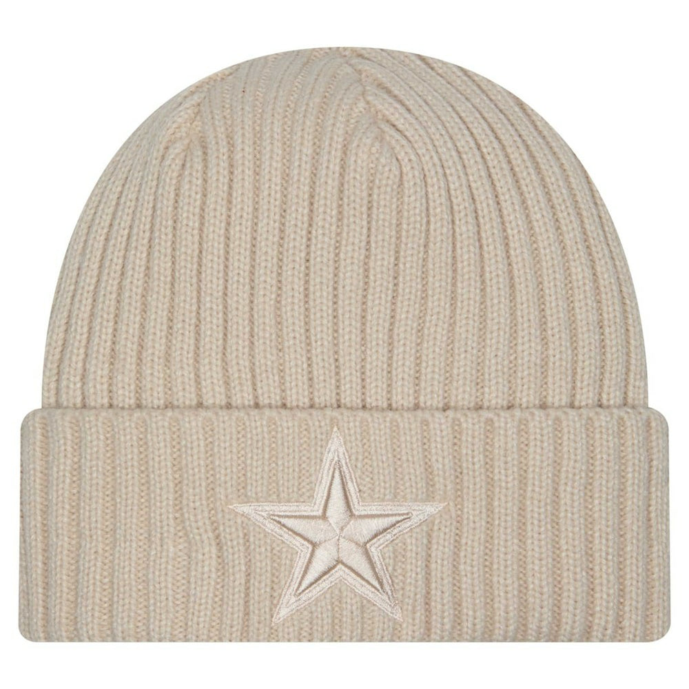 Dallas Cowboys New Era Color Pack Cuffed Knit Hat - Stone Hats