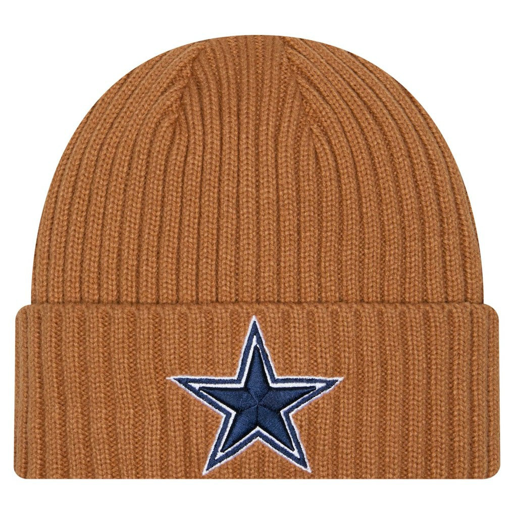 Dallas Cowboys New Era Color Pack Cuffed Knit Hat - Brown Hats