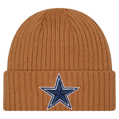 Dallas Cowboys New Era Color Pack Cuffed Knit Hat - Brown Hats