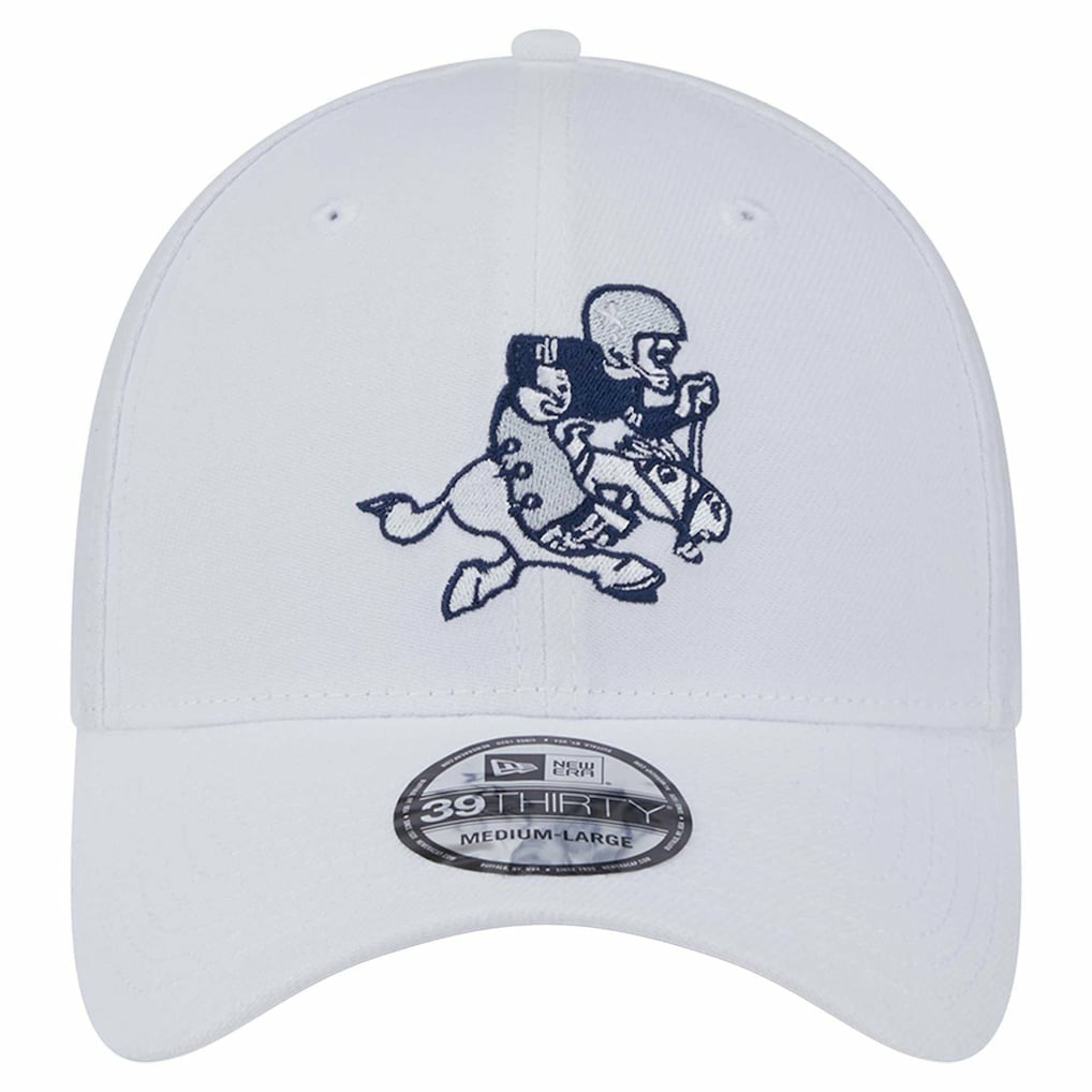 Dallas Cowboys New Era Throwback 39THIRTY Flex Hat - White Hats