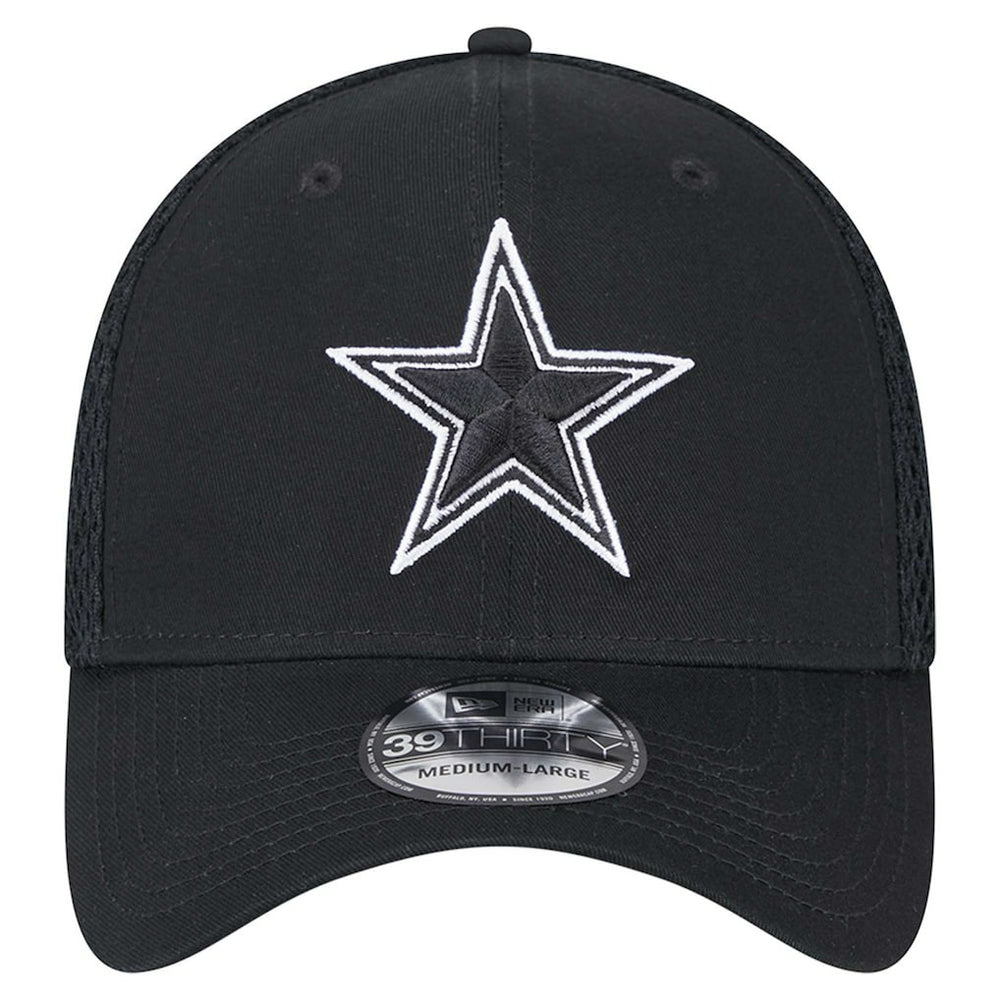 Dallas Cowboys New Era Main B-Dub Neo 39THIRTY Flex Hat - Black Hats