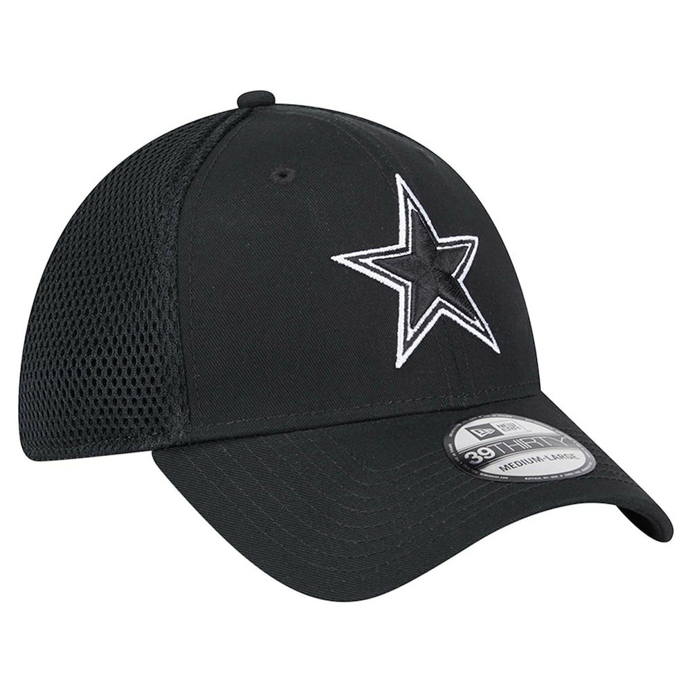 Dallas Cowboys New Era Main B-Dub Neo 39THIRTY Flex Hat - Black Hats