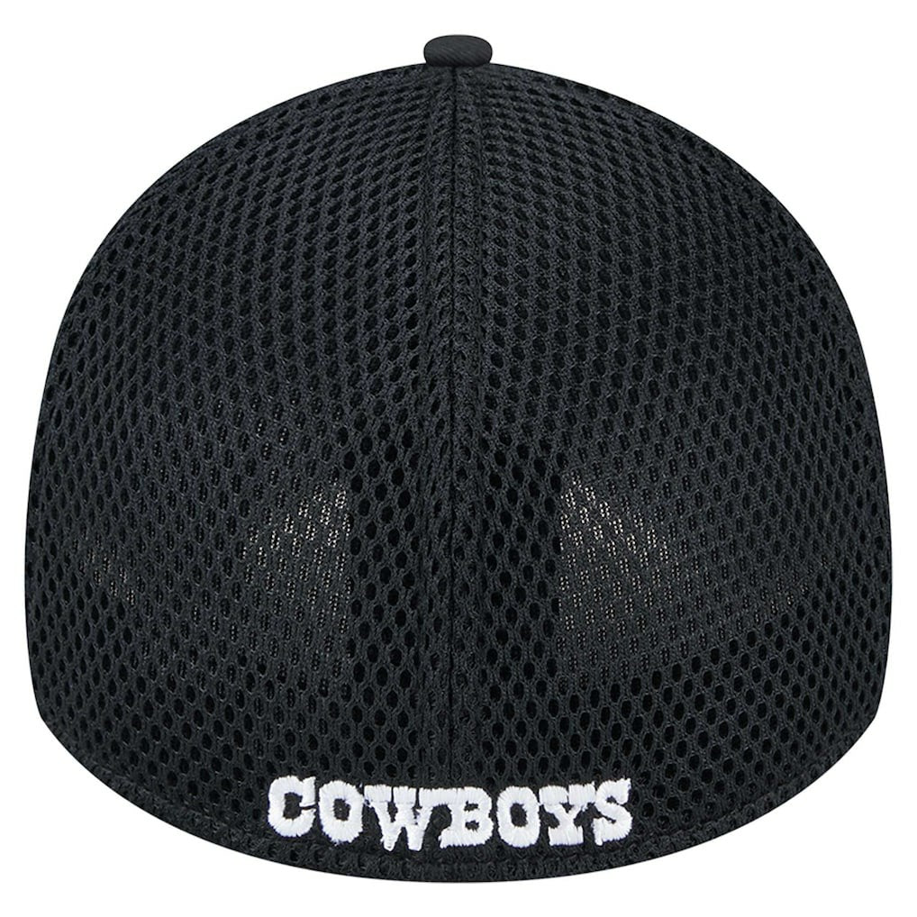 Dallas Cowboys New Era Main B-Dub Neo 39THIRTY Flex Hat - Black Hats