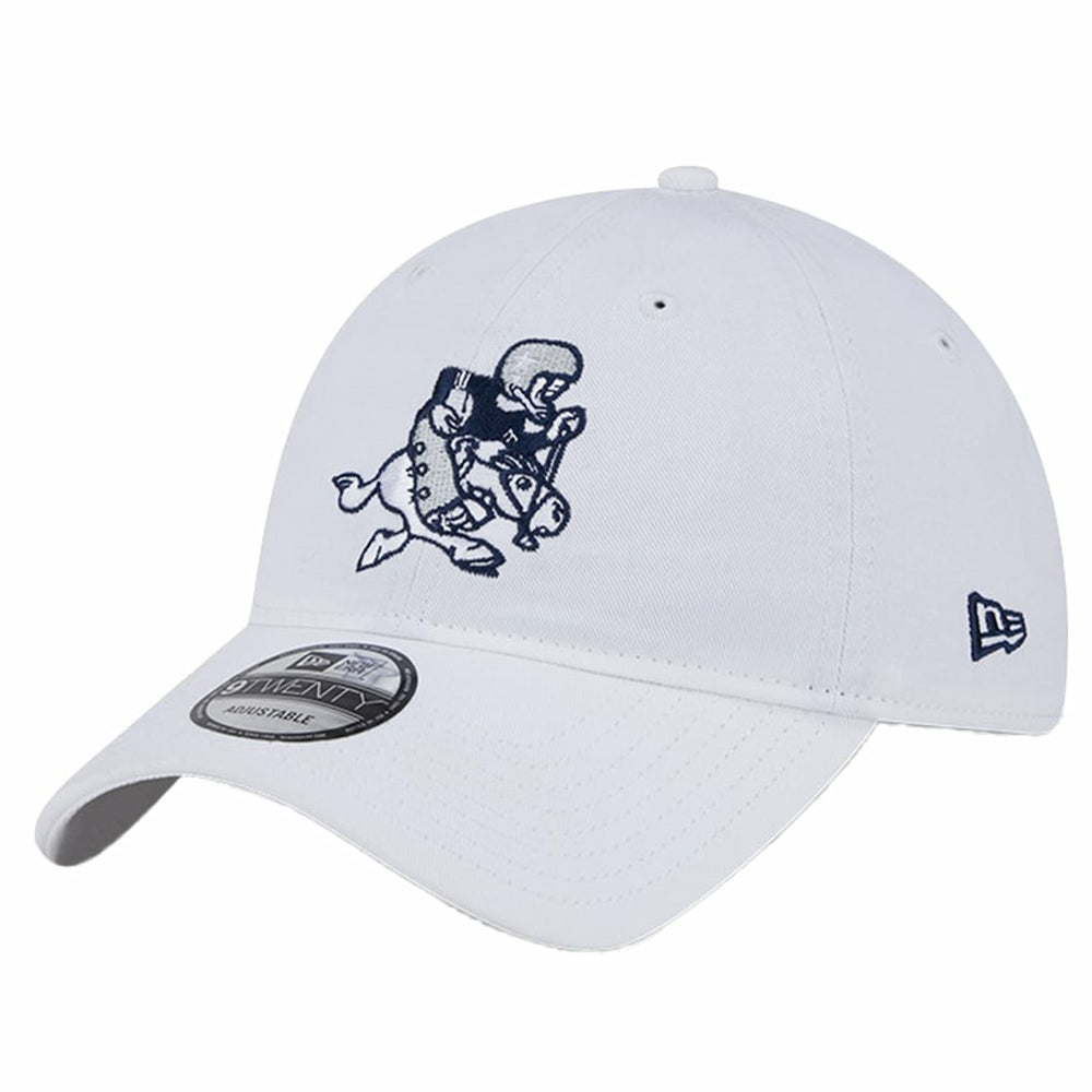 Dallas Cowboys New Era Retro Main 9TWENTY Adjustable Hat - White Hats