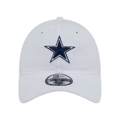 Dallas Cowboys New Era Main 9TWENTY Adjustable Hat - White Hats
