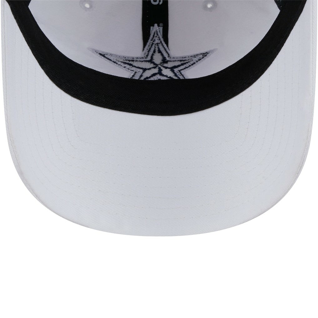 Dallas Cowboys New Era Main 9TWENTY Adjustable Hat - White Hats