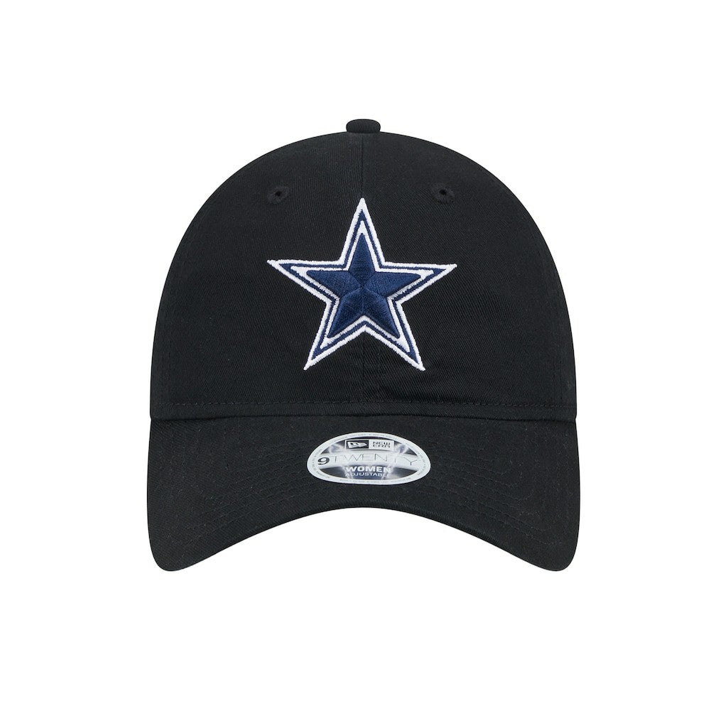 Dallas Cowboys New Era Women's Main 9TWENTY Adjustable Hat - Black Hats