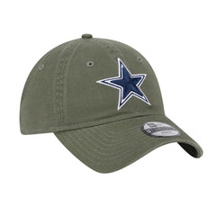 Dallas Cowboys New Era Youth Main 9TWENTY Adjustable Hat - Olive Hats