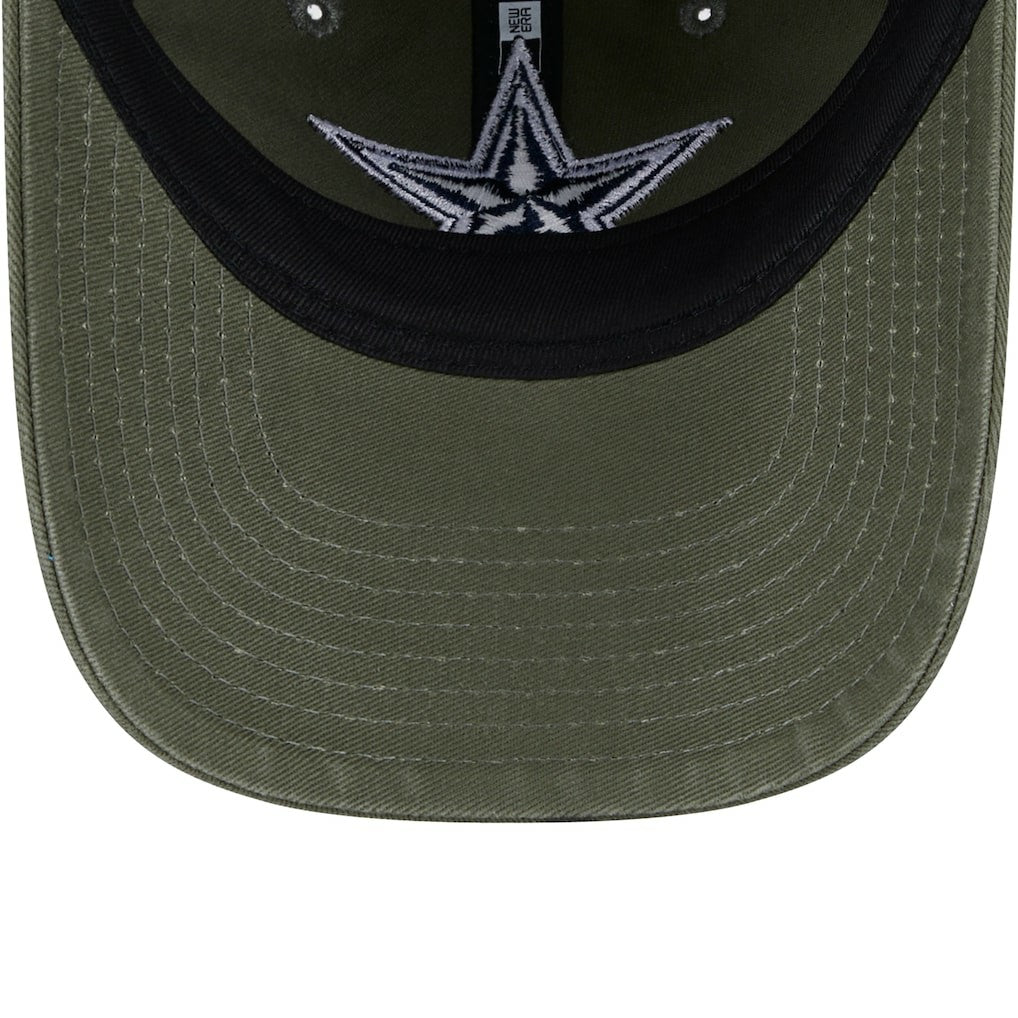 Dallas Cowboys New Era Youth Main 9TWENTY Adjustable Hat - Olive Hats