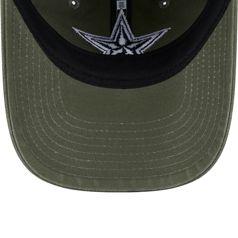 Dallas Cowboys New Era Youth Main 9TWENTY Adjustable Hat - Olive Hats