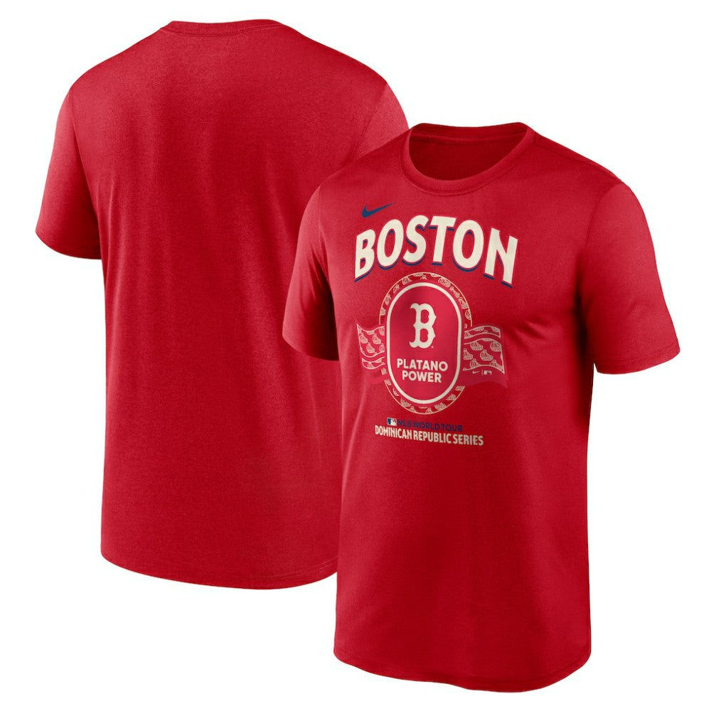 Boston Red Sox Nike Dominican Republic Series Legend T-Shirt - Red T-shirts