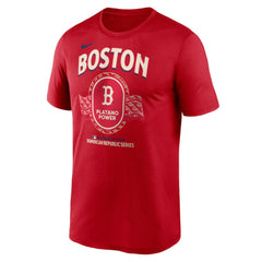 Boston Red Sox Nike Dominican Republic Series Legend T-Shirt - Red T-shirts