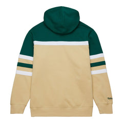 Minnesota Wild Mitchell & Ness Head Coach Pullover Hoodie - Cream/Green | US 201112905
