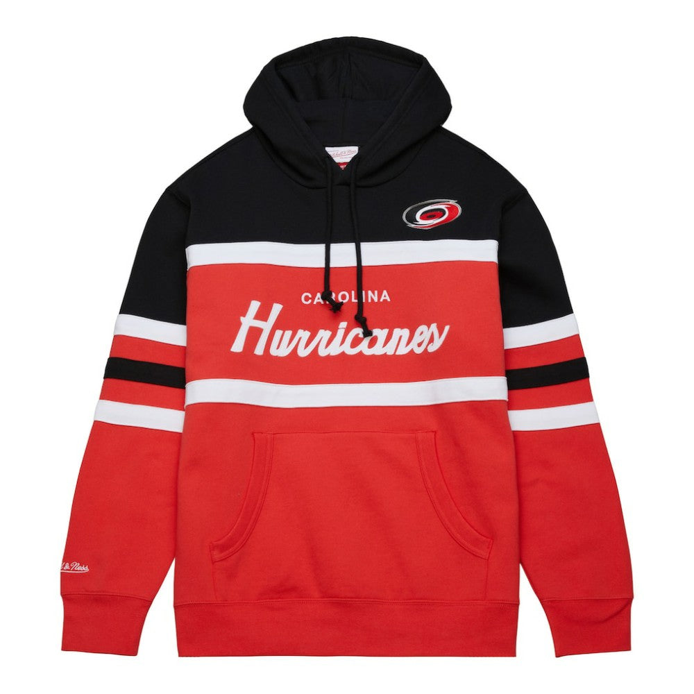Carolina Hurricanes Mitchell & Ness Head Coach Pullover Hoodie - Red/Black | US 201112906