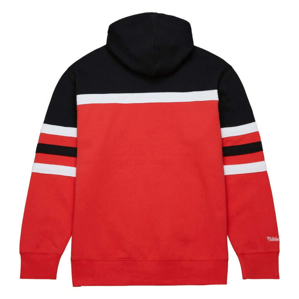 Carolina Hurricanes Mitchell & Ness Head Coach Pullover Hoodie - Red/Black | US 201112906