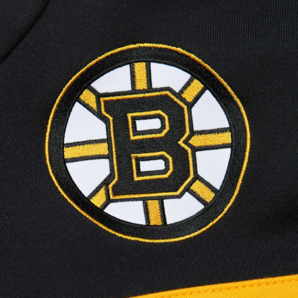 Boston Bruins Mitchell & Ness Head Coach Pullover Hoodie - Black | US 201112908