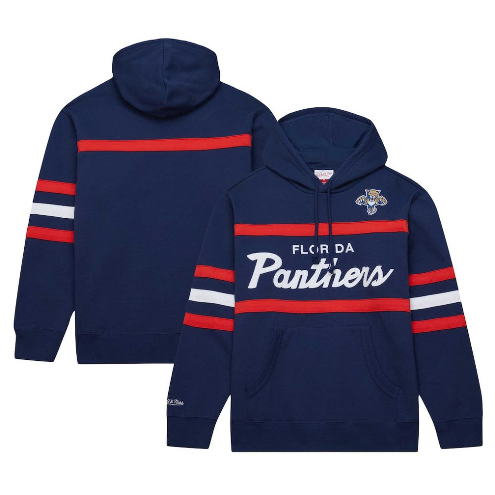 Florida Panthers Mitchell & Ness Head Coach Pullover Hoodie - Navy | US 201112909