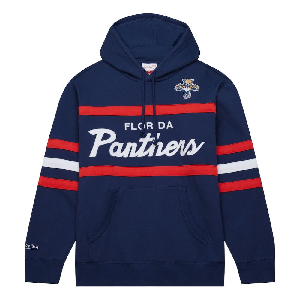 Florida Panthers Mitchell & Ness Head Coach Pullover Hoodie - Navy | US 201112909