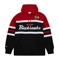 Chicago Blackhawks Mitchell & Ness Head Coach Pullover Hoodie - Black/Red | US 201112911