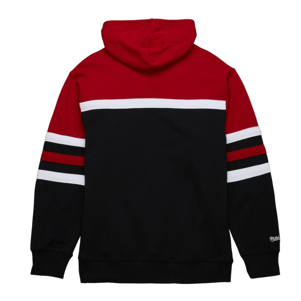 Chicago Blackhawks Mitchell & Ness Head Coach Pullover Hoodie - Black/Red | US 201112911