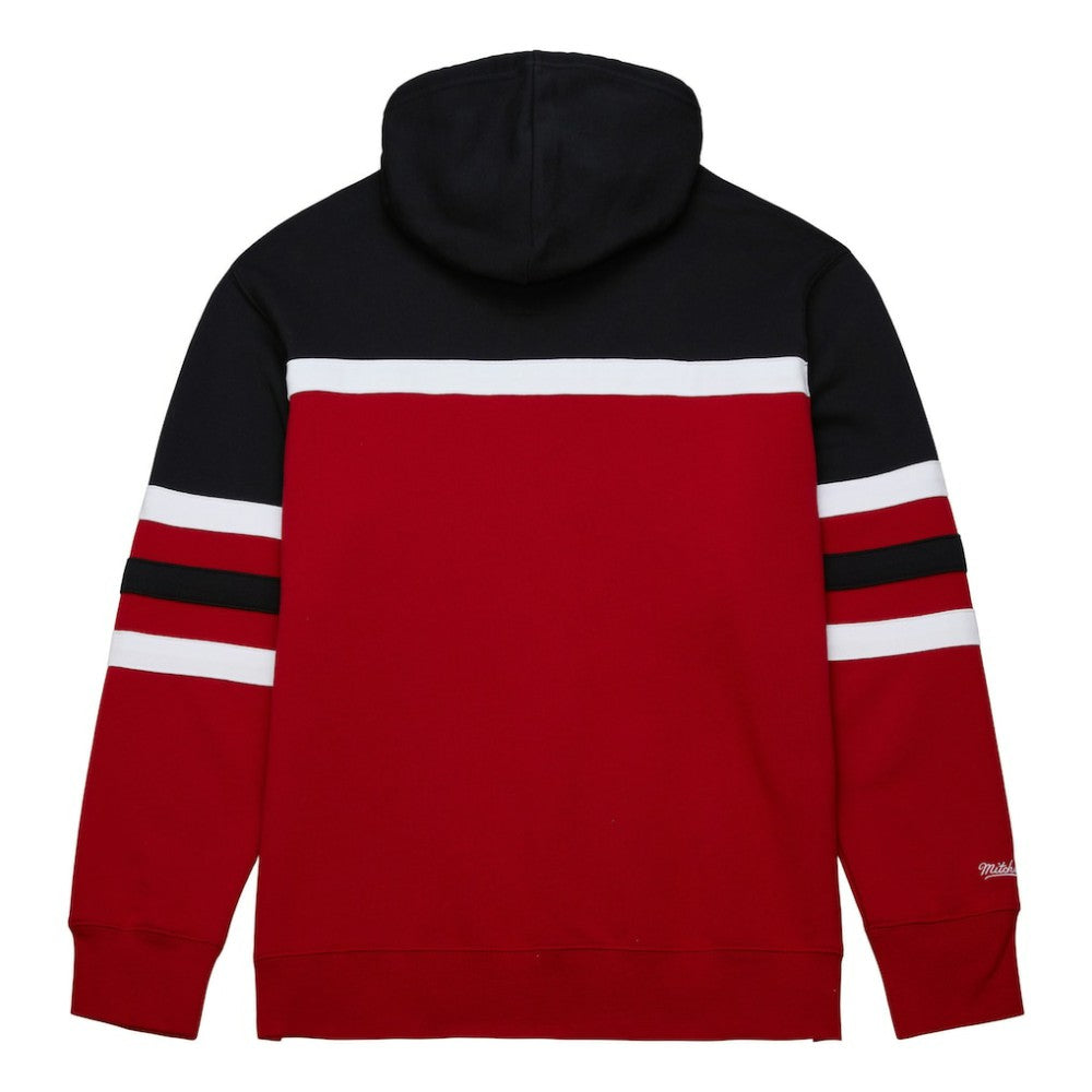 Detroit Red Wings Mitchell & Ness Head Coach Pullover Hoodie - Red/Black | US 201112913
