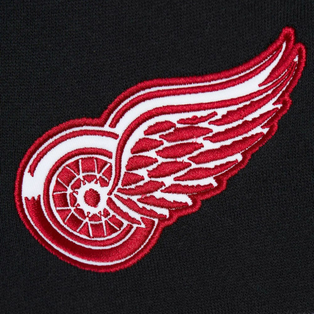 Detroit Red Wings Mitchell & Ness Head Coach Pullover Hoodie - Red/Black | US 201112913