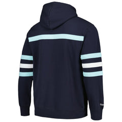 Seattle Kraken Mitchell & Ness Head Coach Pullover Hoodie - Deep Sea Blue | US 201112920