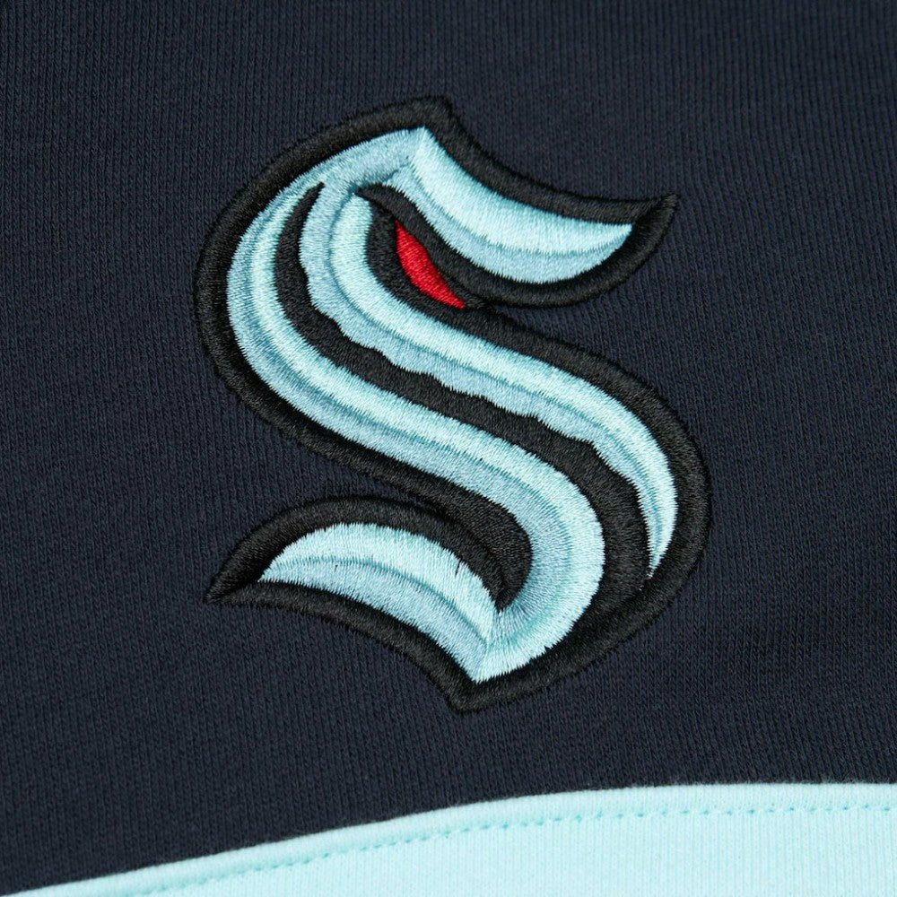 Seattle Kraken Mitchell & Ness Head Coach Pullover Hoodie - Deep Sea Blue | US 201112920