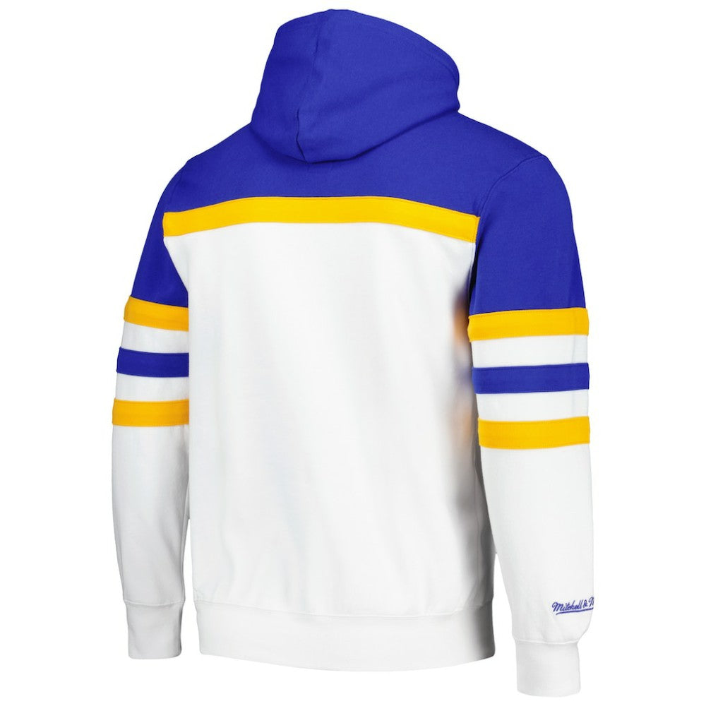 St. Louis Blues Mitchell & Ness Head Coach Pullover Hoodie - White/Blue | US 201112921
