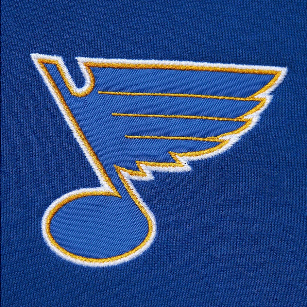 St. Louis Blues Mitchell & Ness Head Coach Pullover Hoodie - White/Blue | US 201112921