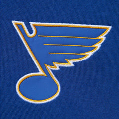 St. Louis Blues Mitchell & Ness Head Coach Pullover Hoodie - White/Blue | US 201112921