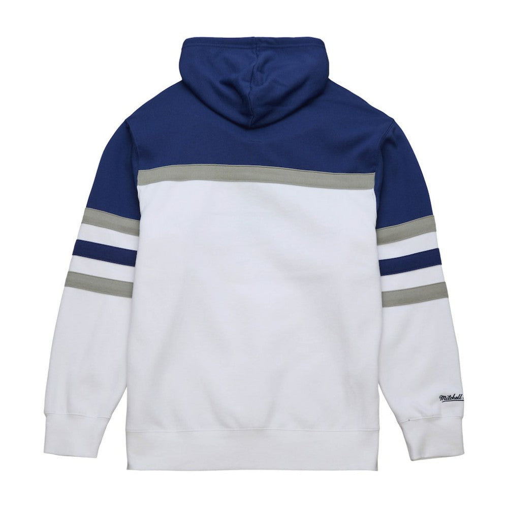 Toronto Maple Leafs Mitchell & Ness Head Coach Pullover Hoodie - White/Blue | US 201112923