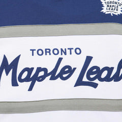 Toronto Maple Leafs Mitchell & Ness Head Coach Pullover Hoodie - White/Blue | US 201112923