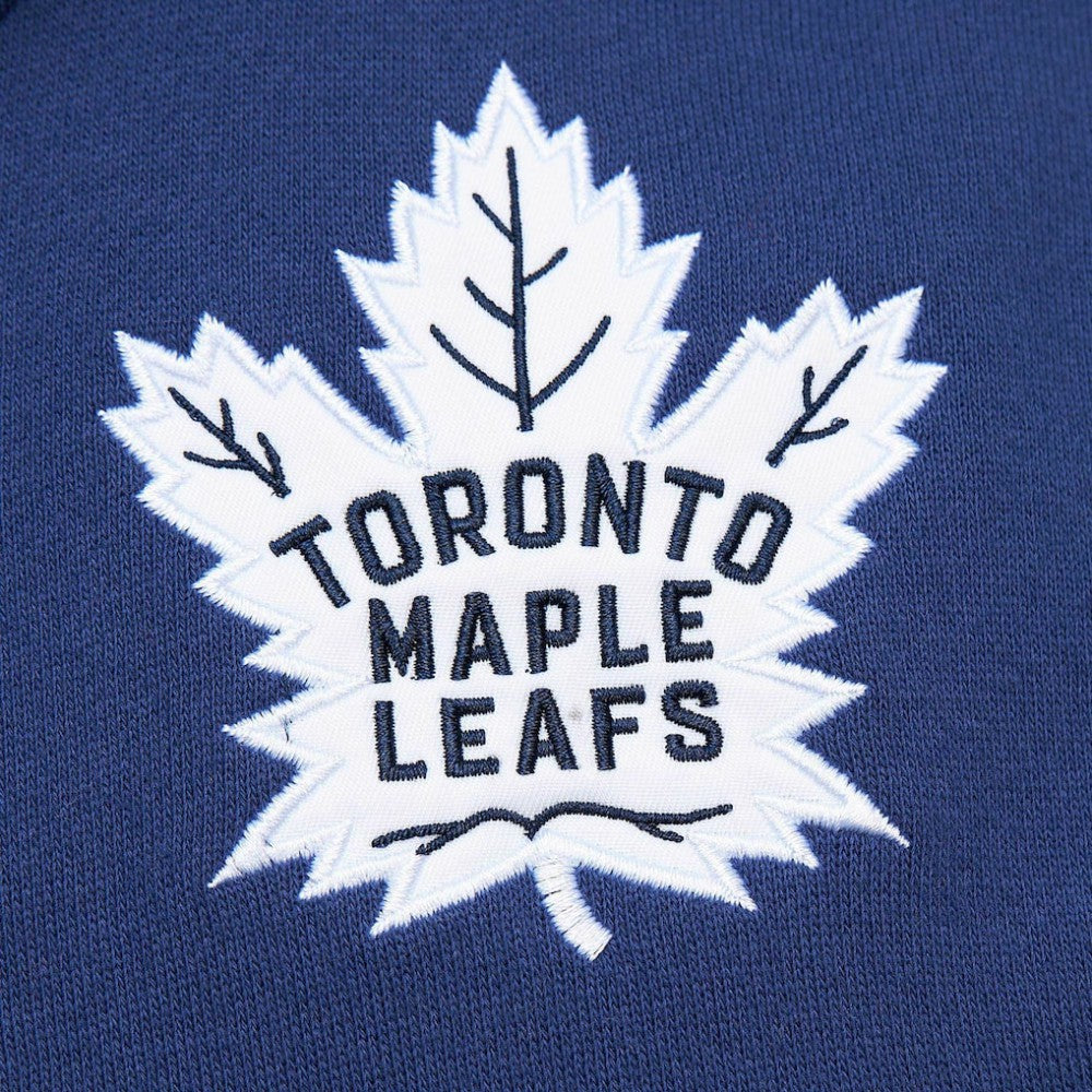 Toronto Maple Leafs Mitchell & Ness Head Coach Pullover Hoodie - White/Blue | US 201112923